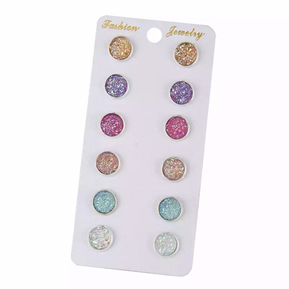 Brand new six pairs of beautiful stud earrings!!!